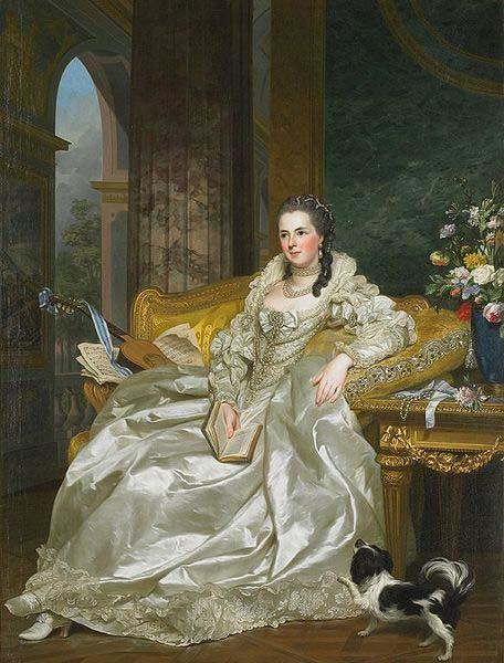 Alexander Roslin The Comtesse d'Egmont Pignatelli in Spanish Costume oil painting image